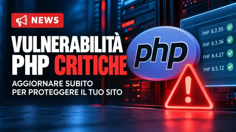 Vulnerabilità PHP critiche 2026